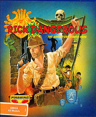 Carátula del juego Rick Dangerous (AMIGA)