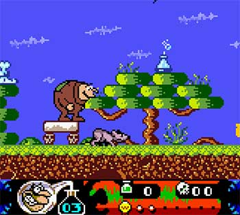 Pantallazo del juego online Toonsylvania (GBC)